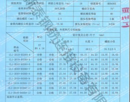 新余检验报告